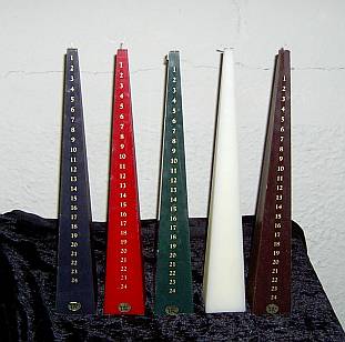 Pyramide-kalenderlys